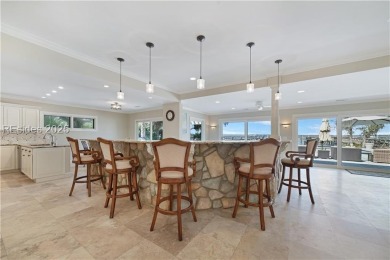 Stunning deep-water residence in Sea Pines features a private