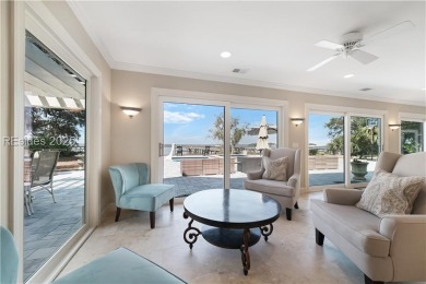 Stunning deep-water residence in Sea Pines features a private