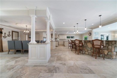 Stunning deep-water residence in Sea Pines features a private