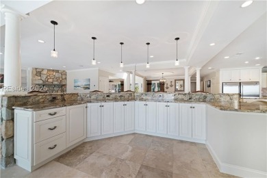 Stunning deep-water residence in Sea Pines features a private