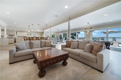 Stunning deep-water residence in Sea Pines features a private