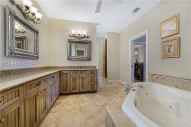 Stunning deep-water residence in Sea Pines features a private