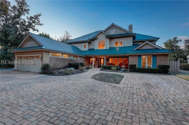 Stunning deep-water residence in Sea Pines features a private