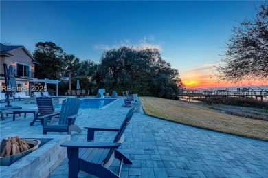 Stunning deep-water residence in Sea Pines features a private