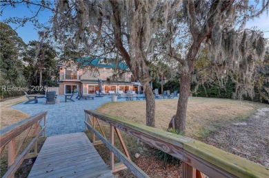 Stunning deep-water residence in Sea Pines features a private