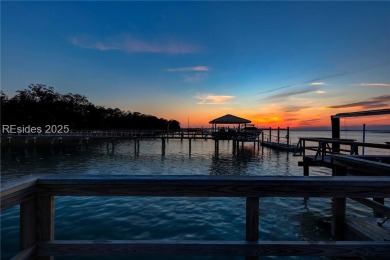 Stunning deep-water residence in Sea Pines features a private