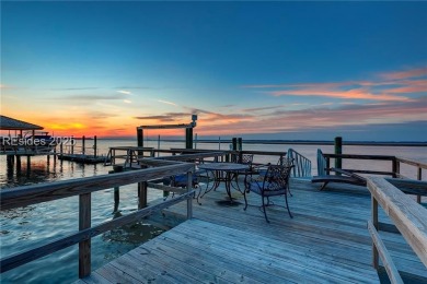 Stunning deep-water residence in Sea Pines features a private