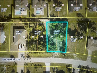 Cape Coral Lakes Area Lot For Sale in Cape Coral Florida