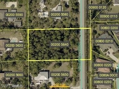 Bonita Lakes Area Lot For Sale in Bonita Springs Florida
