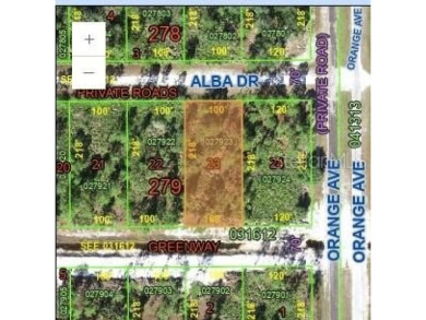 Lake Weohyakapka Lot For Sale in Indian Lake Estates Florida