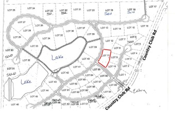 Fulton Country Club Lakes Lot For Sale in Fulton Mississippi