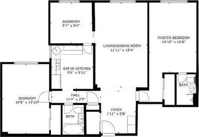 A rare opportunity to own this spacious 3-bedroom, 2-bath co-op - photo 3