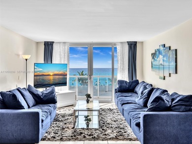 Oceanfront corner residence offering direct ocean views from the