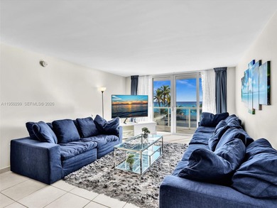 Oceanfront corner residence offering direct ocean views from the