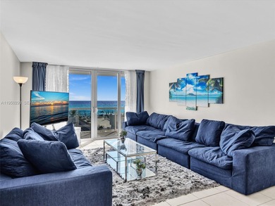 Oceanfront corner residence offering direct ocean views from the