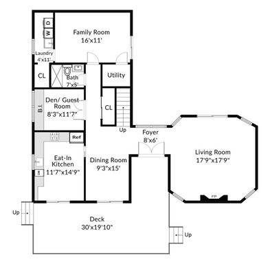 Charming 3-Bd. House with Deck & Patio on Leafy, Private - photo 25