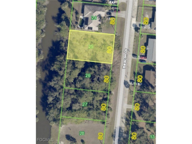 Port Charlotte Waterway Lakes Area Lot For Sale in Port Charlotte Florida