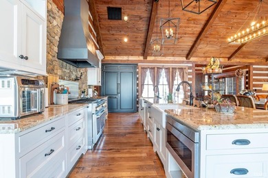 This one-of-a-kind custom log home, built in 2015, blends luxury - photo 6