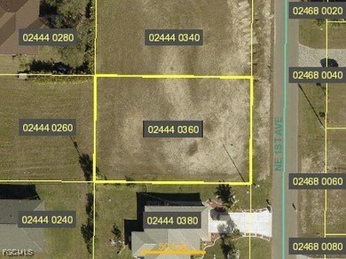 Cape Coral Area Lot For Sale in Cape Coral Florida