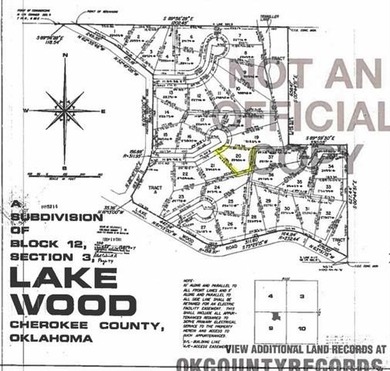 Lake Tenkiller Lot For Sale in Park Hill Oklahoma