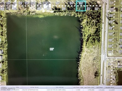 Lake Lot For Sale in Cape Coral, Florida