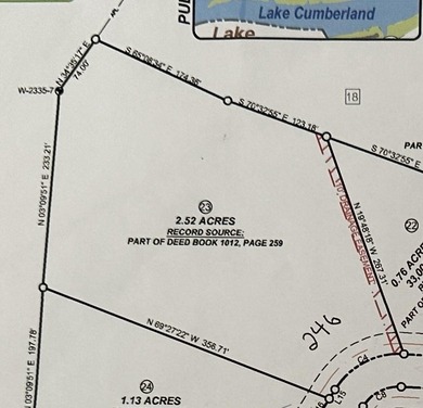 Lake Cumberland Acreage For Sale in Somerset Kentucky