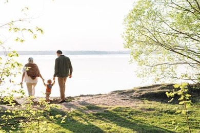 Build your new lake home on this beautifully wooded west-facing - photo 10