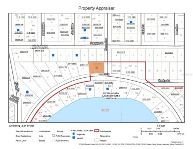 Lake Lot For Sale in Interlachen, Florida