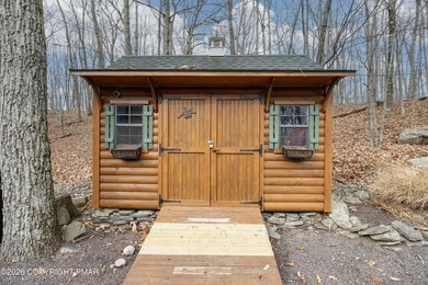 Welcome to 1212 Acacia Dr in Hawley, PA, a stunning log cabin in - photo 50