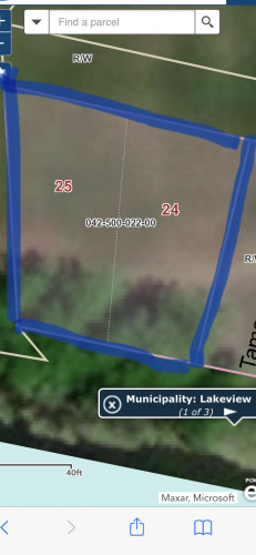 Tamarack Lake - Montcalm County Lot For Sale in Lakeview Michigan