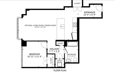 Residence 6C at 1425 Hudson is the kind of uptown waterfront