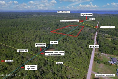 St. Johns River Acreage For Sale in Palatka Florida