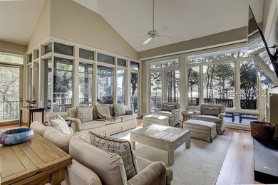 Classic oceanfront Sea Pines home at 35 Ruddy Turnstone, built