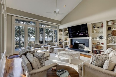 Classic oceanfront Sea Pines home at 35 Ruddy Turnstone, built