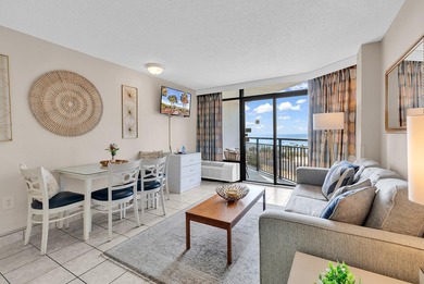 Spacious unit with ocean views from TWO separate balconies. This