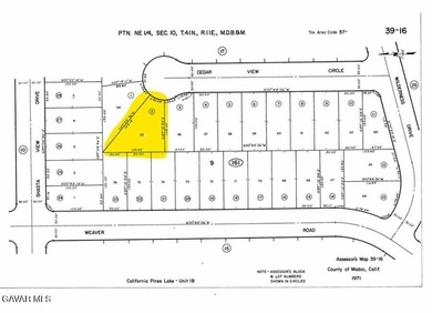 Donovan Reservoir Lot For Sale in Alturas California