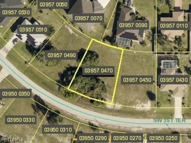 Cape Coral Lakes Area Lot For Sale in Cape Coral Florida