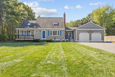 Nestled in South Plymouth, this Cape-style home offers comfort