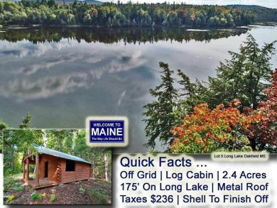 Lake Home For Sale in Oakfield, Maine