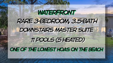 Waterfront with stunning views, a rare 3-bedroom, 3.5-bath with - photo 5