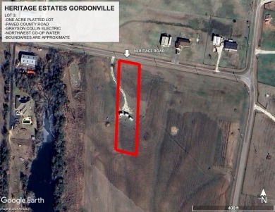 Lake Texoma Lot For Sale in Gordonville Texas