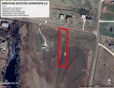 Lake Texoma Lot For Sale in Gordonville Texas