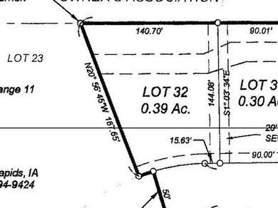 (private lake, pond, creek) Lot For Sale in  Iowa