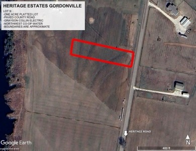 Lake Texoma Lot Active Under Con in Gordonville Texas