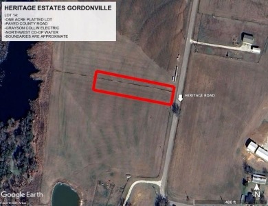 Lake Texoma Lot Active Under Con in Gordonville Texas