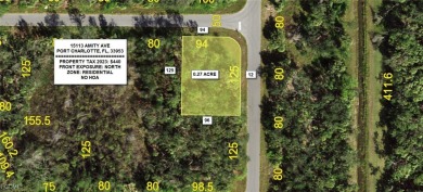 Port Charlotte Waterway Lakes Area Lot For Sale in Port Charlotte Florida