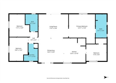 Welcome home to this charming 3-bedroom, 2-bath mobile home - photo 14