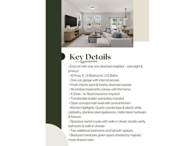 TRULY TURN-KEY! This 2023 end-unit townhome by Ashton Woods is - photo 9