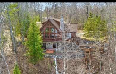 Hasbrook Lake Luxury Home! Perched above the crystal clear - Lake Home For Sale in Lake Tomahawk, Wisconsin