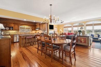 Enjoy breathtaking views across three bodies of water from this